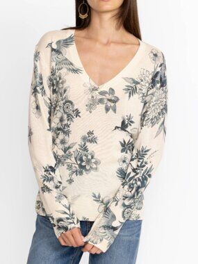 Johnny Was Anahi Printed Pullover Sweater